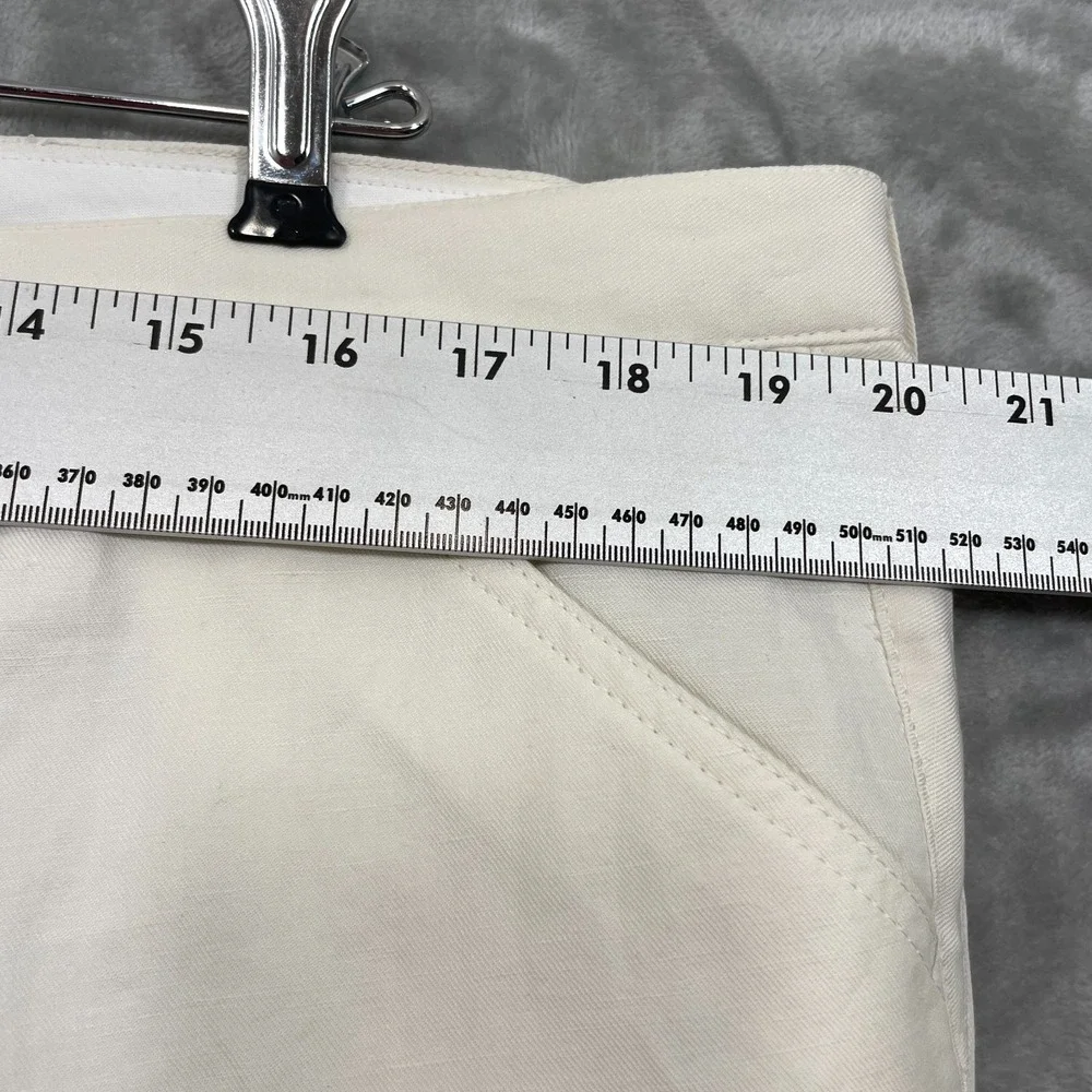 Brunello Cucinelli Men's Size 52 White Linen/ Cotton Pants Italy  Altered 40x25!